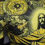 2024 Brazil Christ statue Yellow Player Version Soccer Jersey