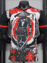 24/25 Japan Red and Black Blade Warriors Player Version Soccer Jersey