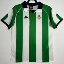 1998/1999  Real Betis Home Retro Soccer Jersey