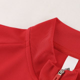 24/25 AB05 Red kids Half Pull Tracksuit(童装、半拉）