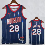 22/23  ROCKETS SENGUN #28 Blue Top Quality Hot Pressing NBA Jersey (City Edition)城市版
