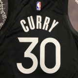 2020 Warriors CURRY #30 Black Grey Top Quality Hot Pressing NBA Jersey