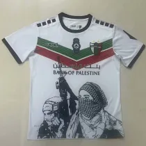 22/23 Palestino Deportivo White Head Portrait Special Edition Fans Soccer Jersey