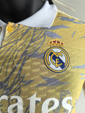 25/26 RMA Yellow Dragon Pattern Special Edition  Player Version Soccer Jersey