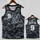 Sa Spurs PARKER # 9 Camouflage Top Quality Hot Pressing NBA Jersey
