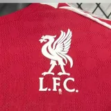 25/26  LIV Home  Long Sleeve   Player Version Soccer Jersey