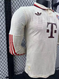 24/25 Bayern Third Long Sleeve Player Version Soccer Jersey(长袖)