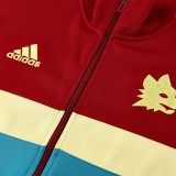 24/25 Roma Red &Blue Tracksuit(02)