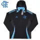 24/25 Flamengo Black Hooded Windbreaker