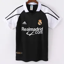 2001/2002 RMA Black Retro Soccer Jersey