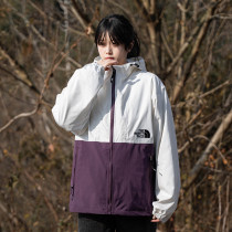 2025 New THE NORTH FACE  Women Purple Hooded Windbreaker女