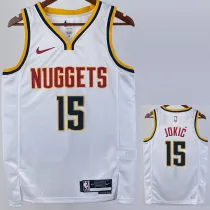 22/23 Nuggets JOKIC #15 White Top Quality Hot Pressing NBA Jersey