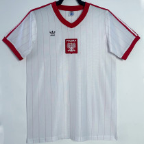 1982 Poland Home  Retro Soccer Jersey