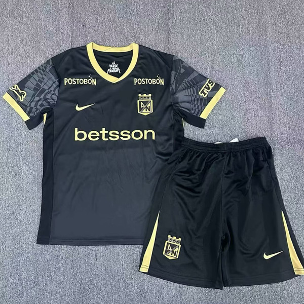 25/26 Atletico Nacional  Away Kids Soccer Jersey