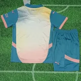 24/25 Man City Fourth Kids Soccer Jersey