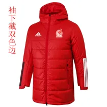 2022 Mexico Red Hooded Cotton Coat 棉衣