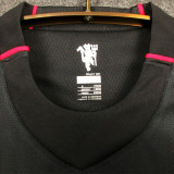 2007/2008 Man Utd Away Black Retro Soccer Jersey