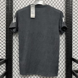 2025 T3374 AD Grey Blak Men's T-shirt Top灰黑色