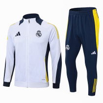 24/25 RMA White &Royal Blue Pants Jacket Tracksuit