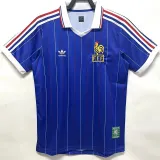 1982 France Home Retro Soccer Jersey
