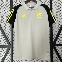 24/25 Flamengo Grey Polo Training shirts（翻领）