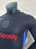 24/25 BAR  Away  Long Sleeve Player Version Soccer Jersey(长袖)