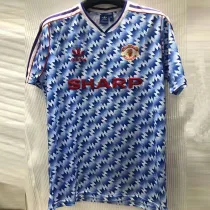 1990/1992 Man Utd Away Retro Soccer Jersey