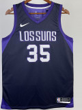 2017/18 SUNS DURANT #35 Royal Blue City Edition Top Quality Hot Pressing NBA Jersey