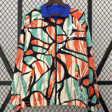 24/25 ARS Blue Oil painting collage painting collage Double Sided Windbreaker (双面风衣)