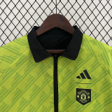 24/25 Man Utd Green & Black Double Sided Windbreaker (双面风衣)