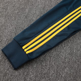 24/25 RMA Whit& Yellow Hooded  Tracksuit (Add Fluff) # F608加绒