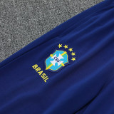 24/25 Brazil Blue Hooded  Tracksuit