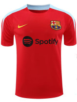 24/25 BAR Red & Light Blue Training shirts浅蓝肩