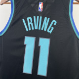 22/23 Dallas Mavericks IRVING #11 Blue Black Top Quality Hot Pressing NBA Jersey