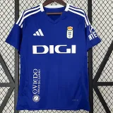 24/25 Real Oviedo Home Fans Soccer Jersey