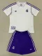 25/26 RMA Retro Edition White  Kids Soccer Jersey
