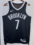 22/23 Nets DURANT #7 Black Top Quality Hot Pressing NBA Jersey