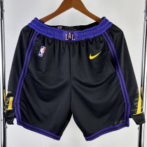 23/24 LAKERS Black City Edition Top Quality NBA Pants