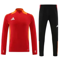 24/25 AD Red Half Zipper Sportswear # 801红色(半拉链)