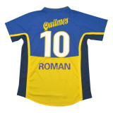2001 Boca Juniors Home Retro Soccer Jersey