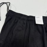 24/25 New JOR Black Cotton shorts(M19、前带英文标、全棉)