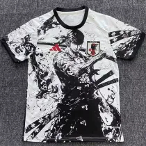 25/26 Japan Black and White Warrior Fans  Soccer Jersey