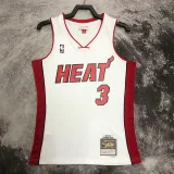 2005/2006 Heat WADE #3 White Top Quality Hot Pressing NBA Jersey