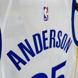 22/23 WARRIORS ANDERSON # 95 White Top Quality Hot Pressing NBA Jersey(V领)