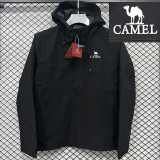24/25 F705 CAMEL Black Single Layer Hooded Windbreaker (连帽）