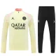 24/25  PSG Beige Player version Half Pull Tracksuit  (球员版、半拉链)
