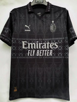 24/25 ACM Black  Co Branded version Fans Soccer Jersey