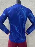 24 /25 CHE Home （With Advertisements）Player Version Long Sleeve Soccer Jersey（胸前广告）