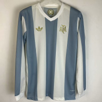 24/25 Argentina 50th Anniversary Edition Long Sleeve  Fans Soccer Jersey
