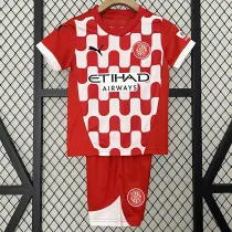 24/25 Girona Home  Kids Soccer Jersey